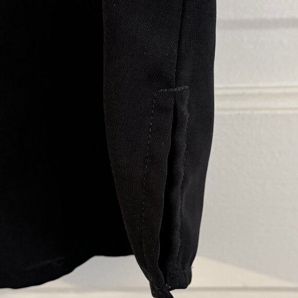 Croft and Barrow black button-up short-sleeve blouse - L - Picture 3 of 3